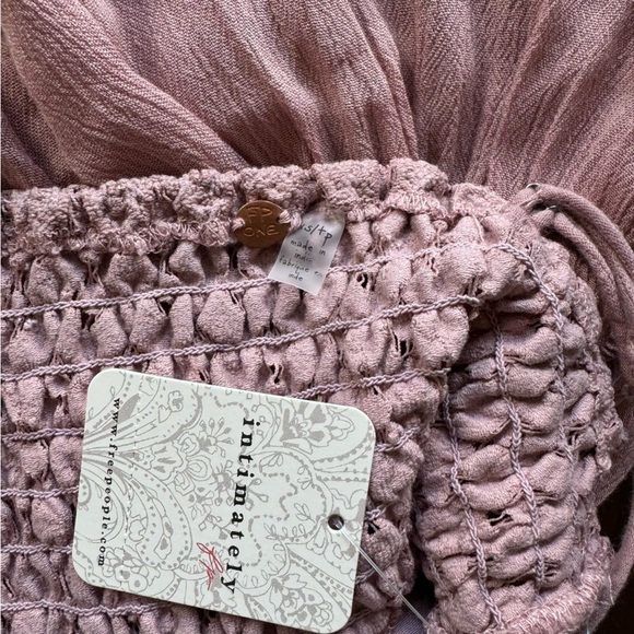 Free People Dusty Mauve Adella Cami Top Size XS NWT - Picture 14 of 14